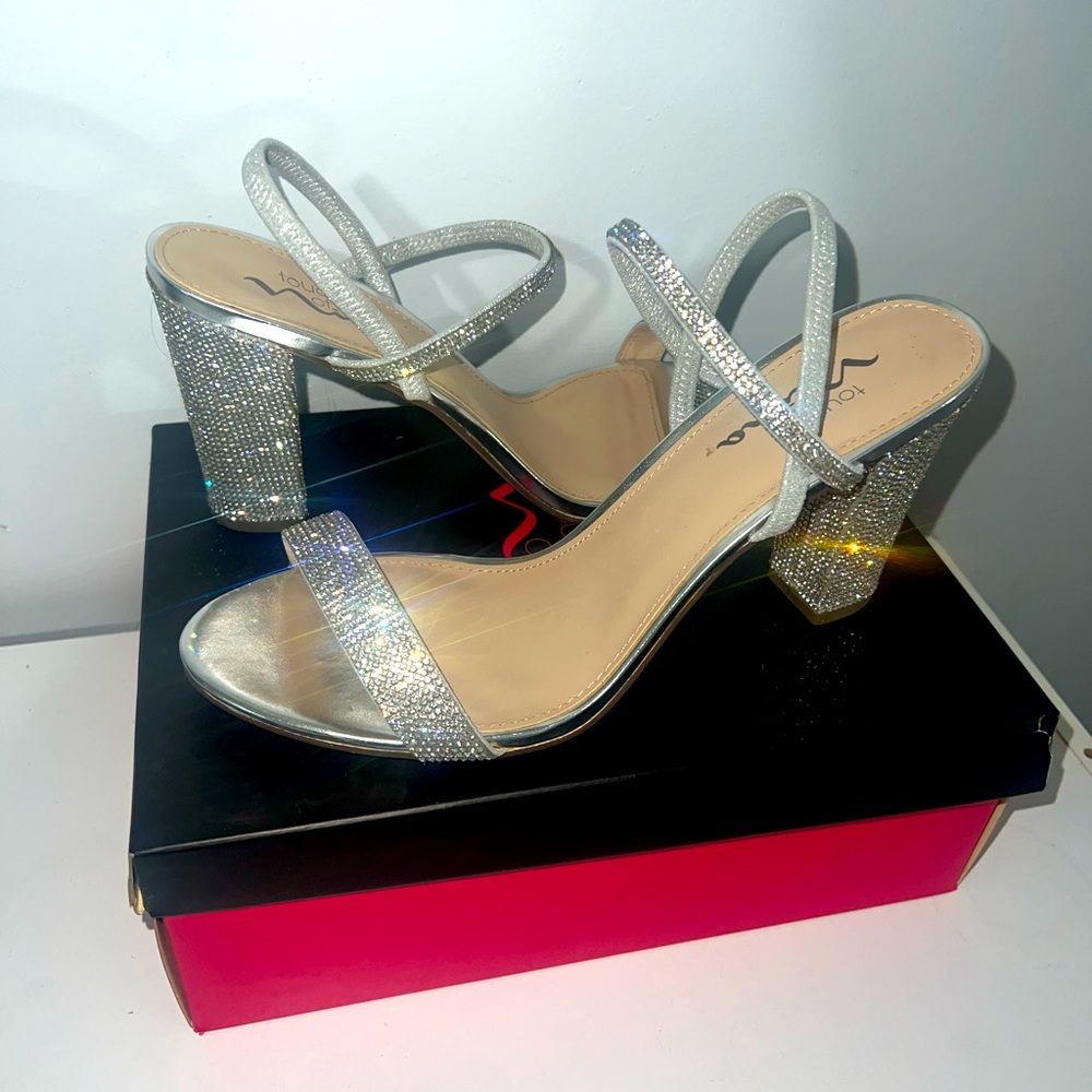 Silver heels